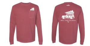 2024 Christmas Woody Wagon Long Sleeve Shirt-Adult