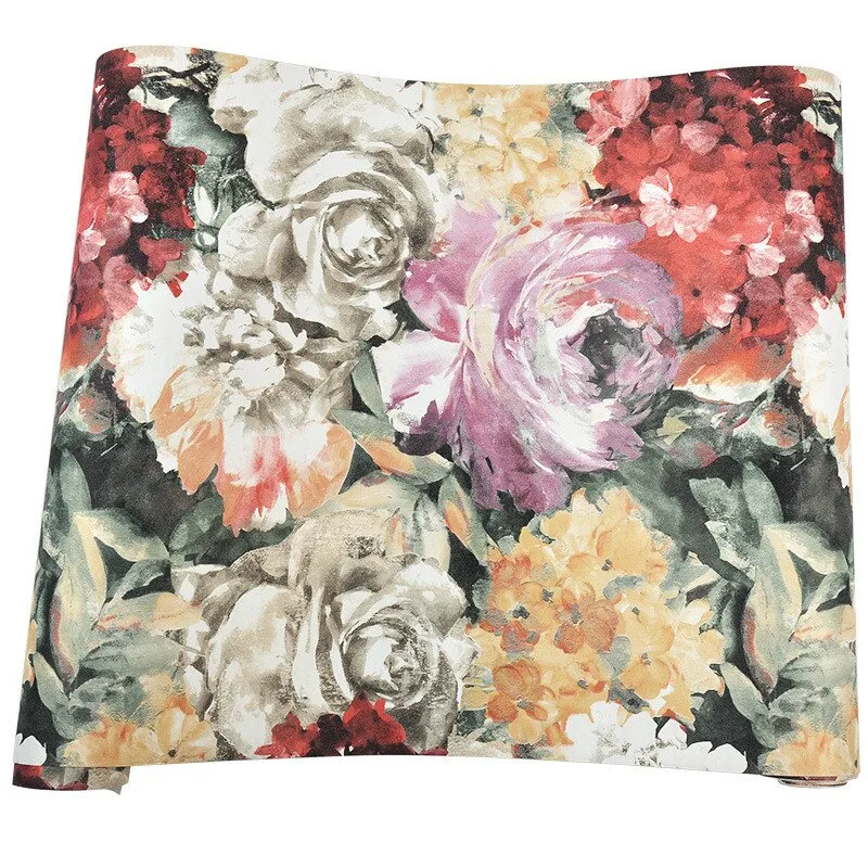 American Style Pastoral Romantic Floral Wallpaper (5.3 ㎡)