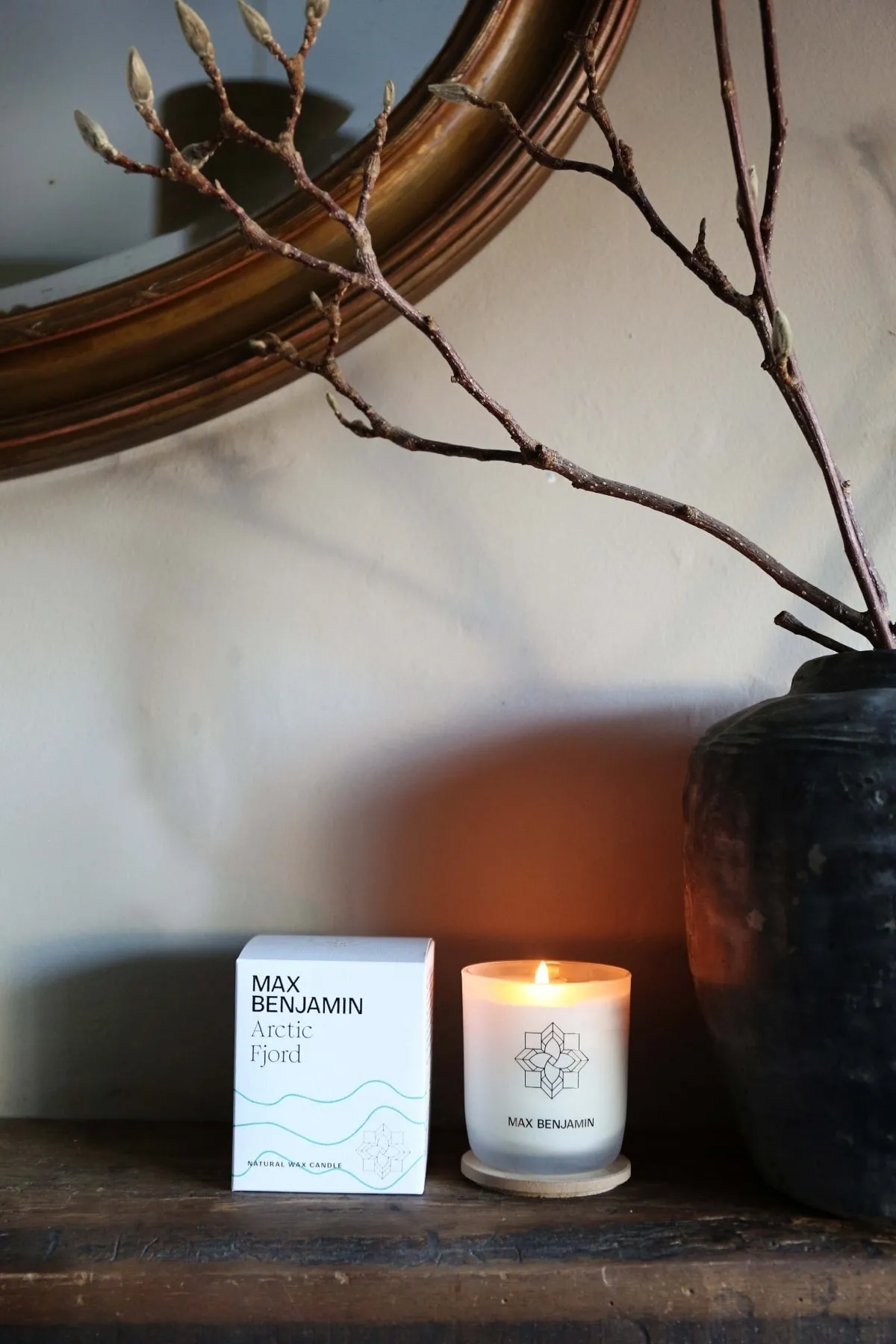 Arctic Fjord Natural Wax Candle