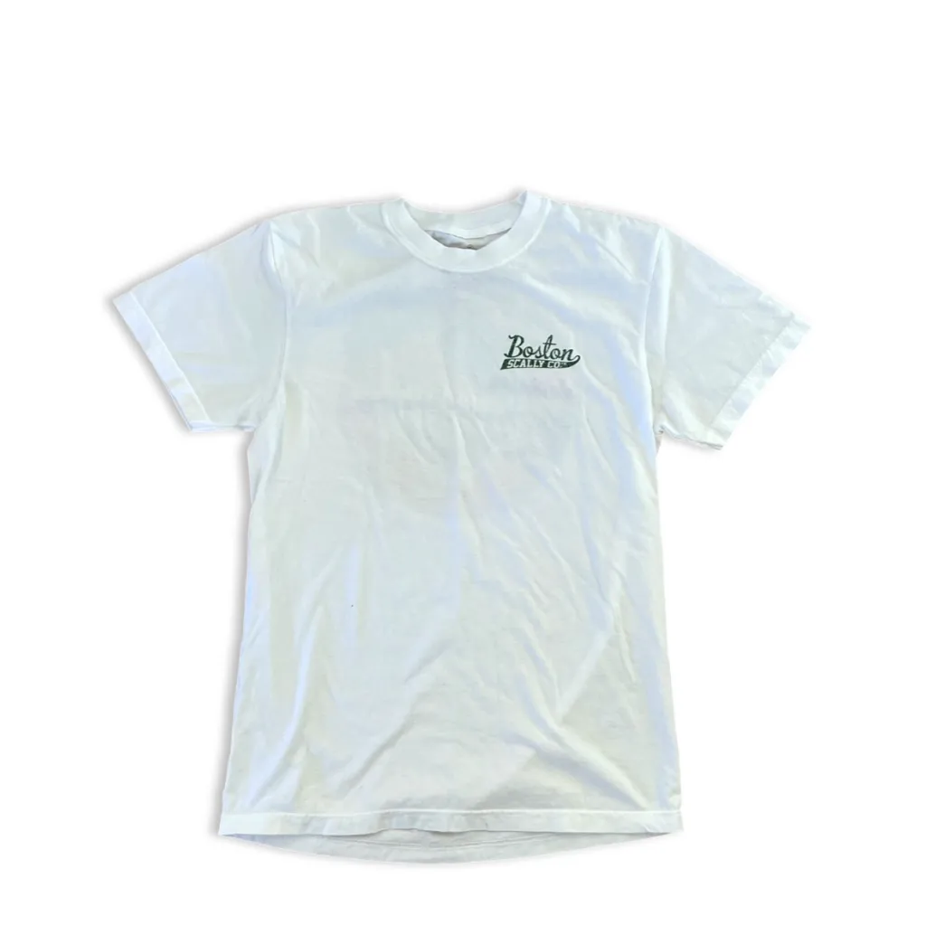 Boston Scally The Stand Tee T-Shirt - Crisp White