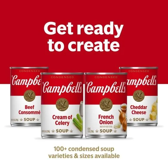 Campbell's Condensed Fiesta Nacho Cheese Soup, 10.75 Ounce Can