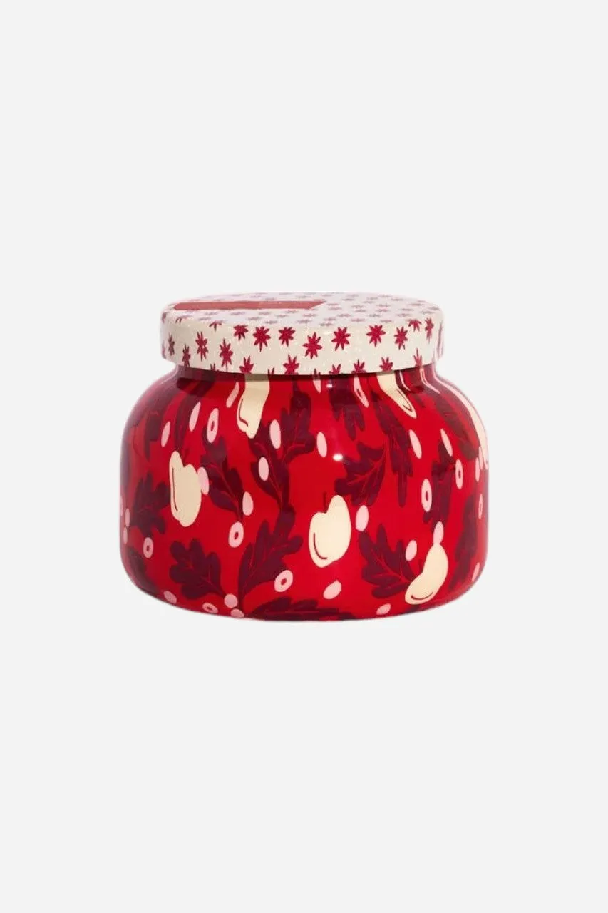 Capri Blue Apple Cider Signature Jar Holiday Pattern Play
