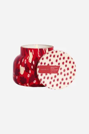 Capri Blue Apple Cider Signature Jar Holiday Pattern Play