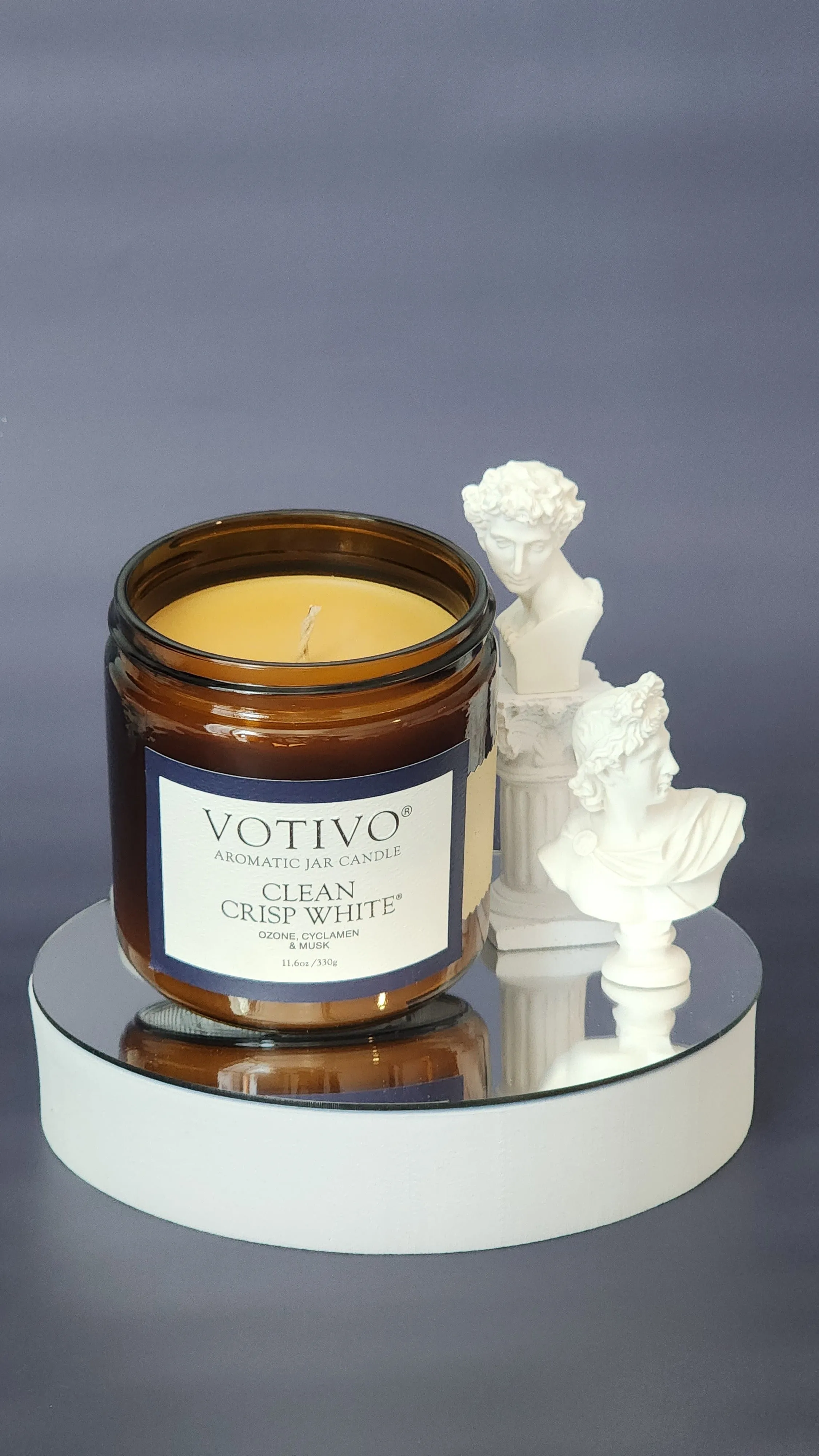 Clean Crisp White 11.6oz Jar Candle