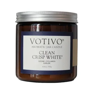 Clean Crisp White 11.6oz Jar Candle