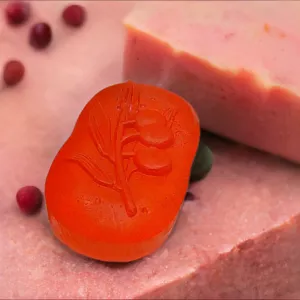 Clove and Cranberry infused in Honey Soap