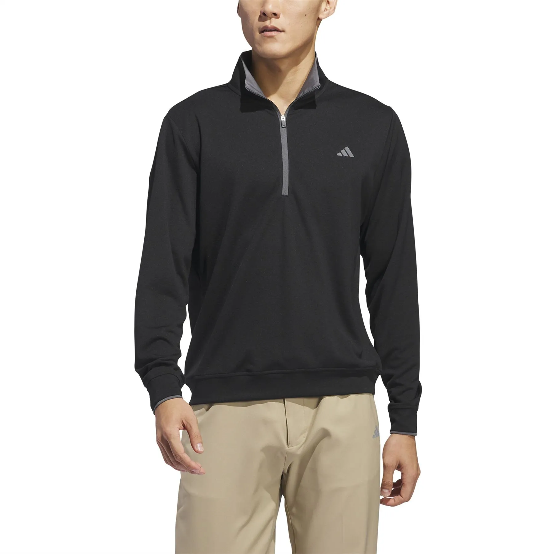 Core Lightweight Regular Fit Half Zip Mid Layer Black - 2024