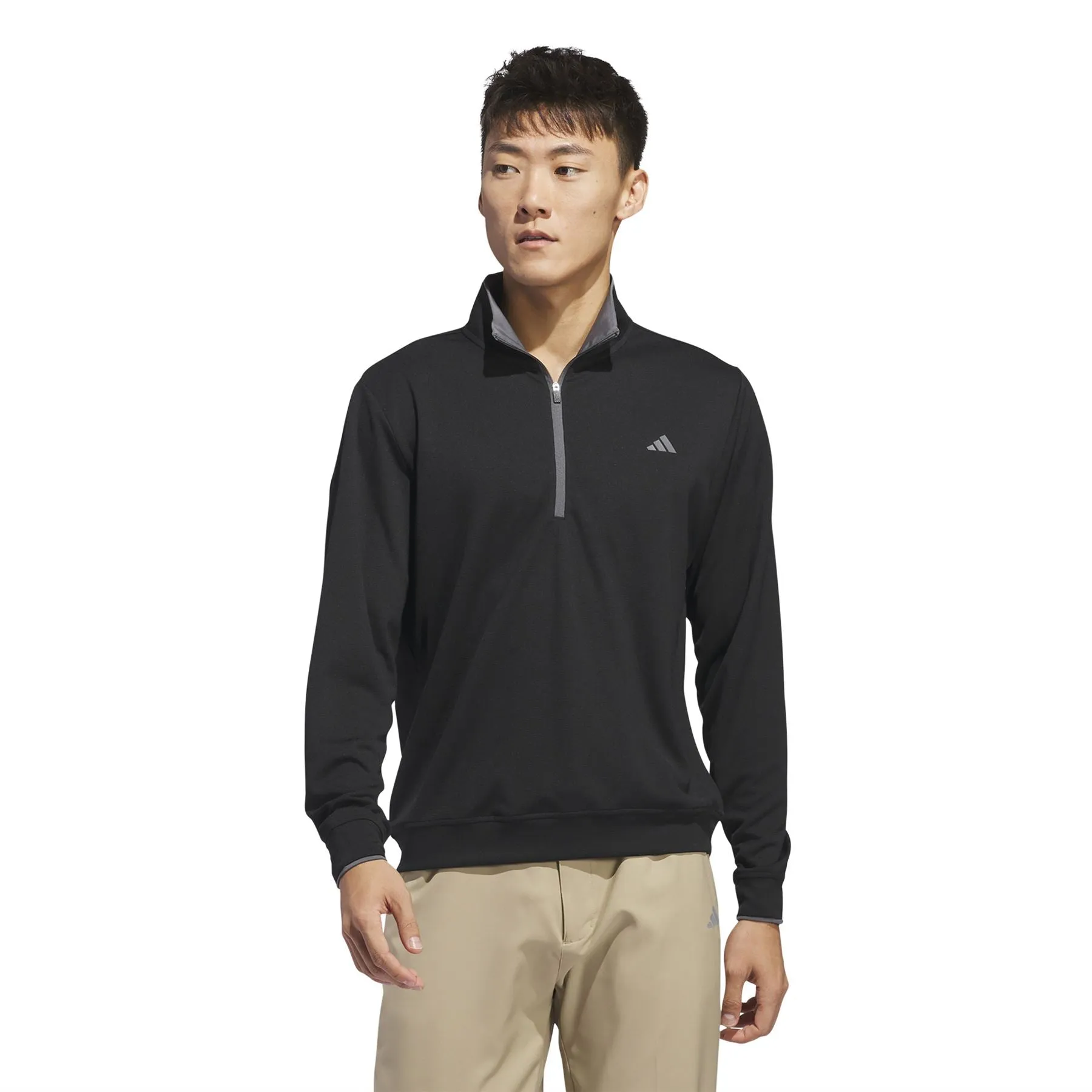 Core Lightweight Regular Fit Half Zip Mid Layer Black - 2024