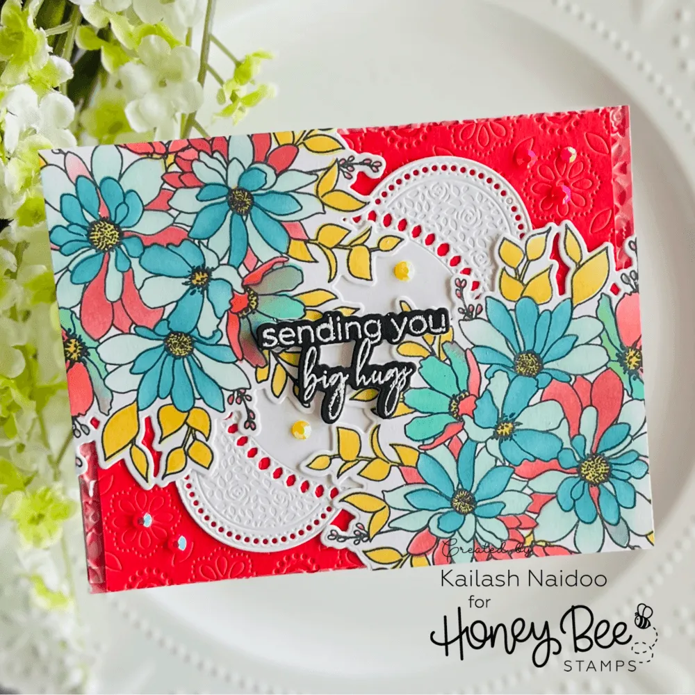 Daisy Layers Bouquet - 6x8 Stamp Set
