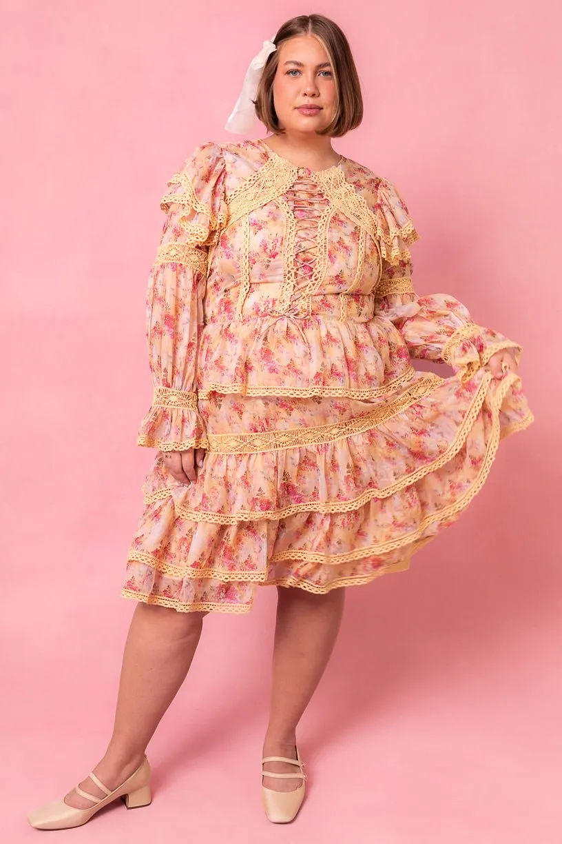 Farrah Dress in Yellow - FINAL SALE