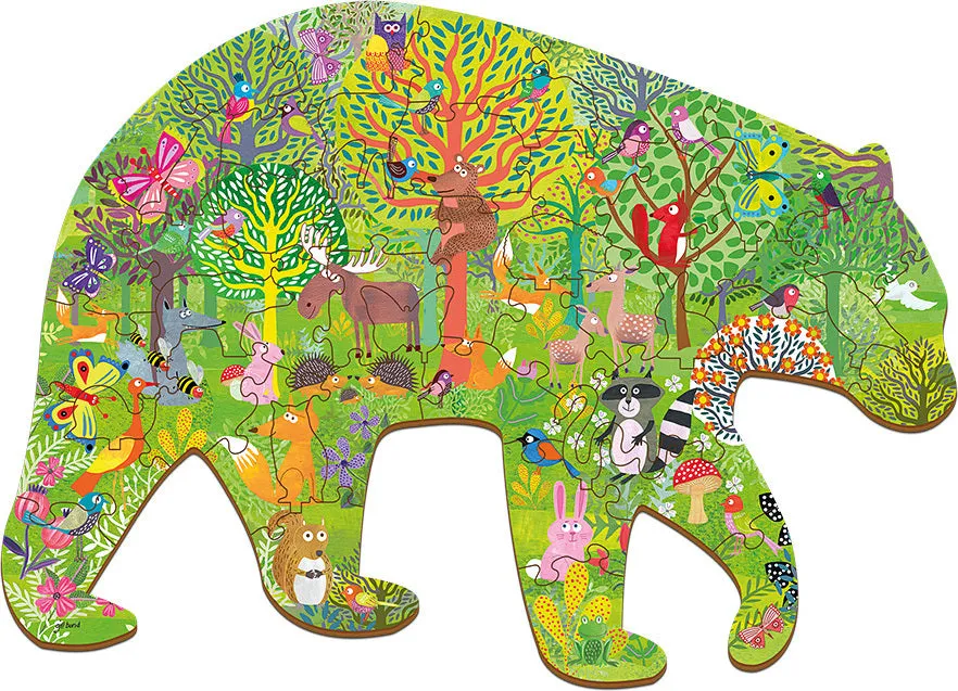 Forest Bear Woody Puzzle