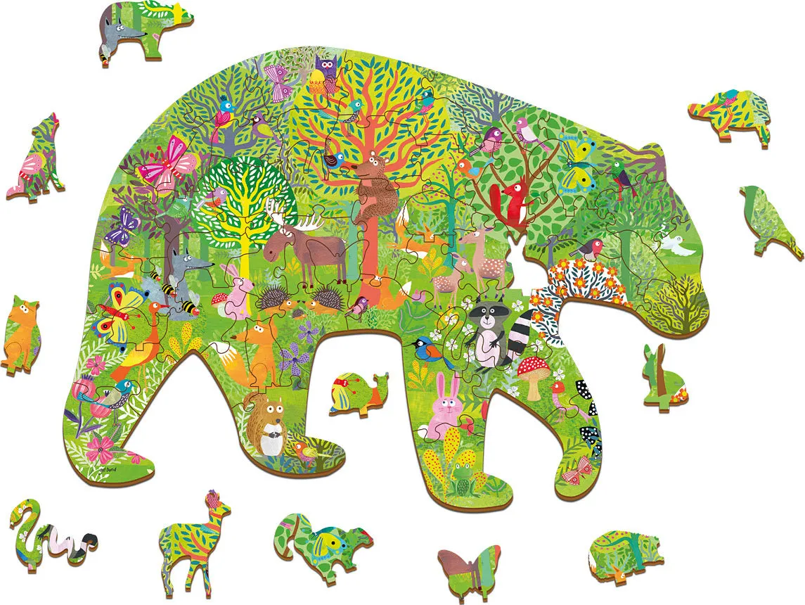 Forest Bear Woody Puzzle