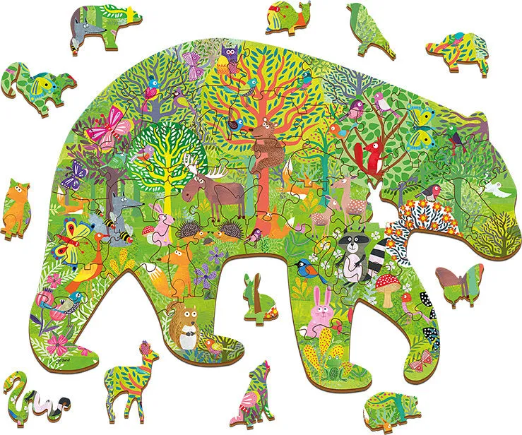 Forest Bear Woody Puzzle