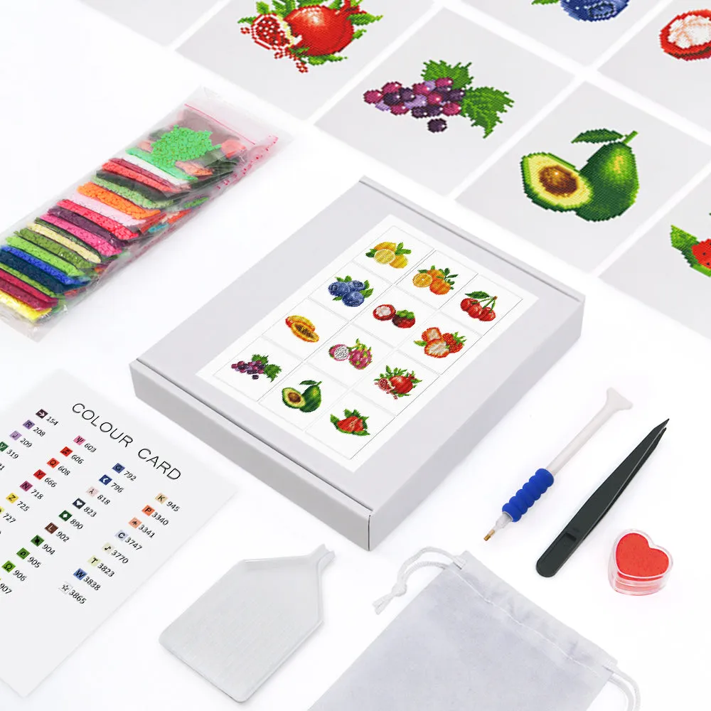 Fruits Collection - Mini Diamond Painting Kit