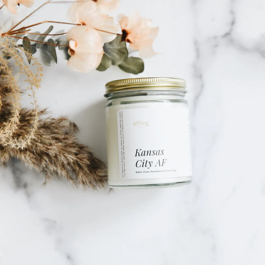 Kansas City AF  | Notes: Raw Sugar, Clove & Sandalwood Wooden Wick Candle