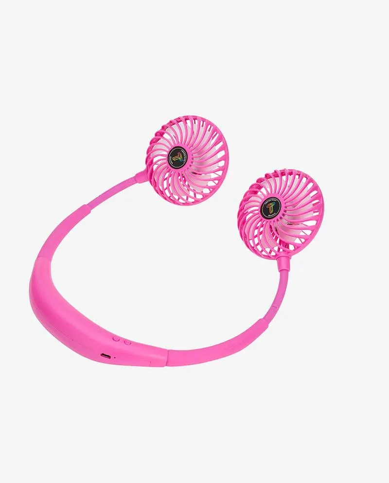 LED Neck Fan - Pink