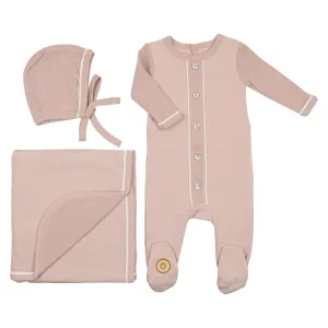Linear Pointelle Layette Set