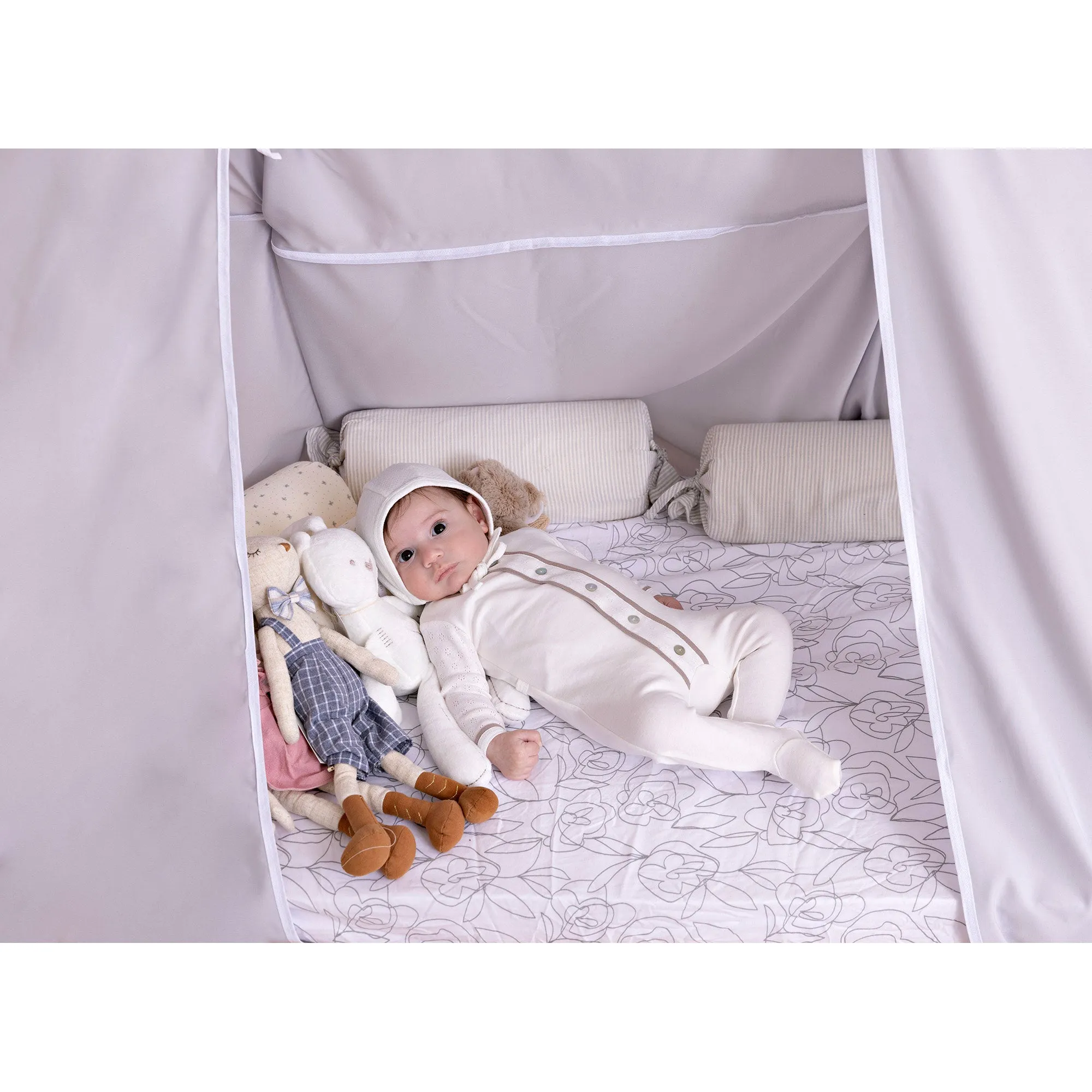 Linear Pointelle Layette Set