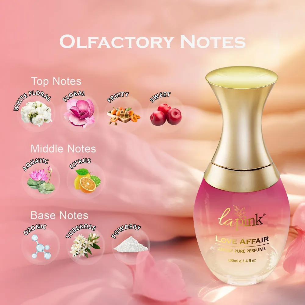 Love Affair French Luxury Pure Perfume for Women - 100ml