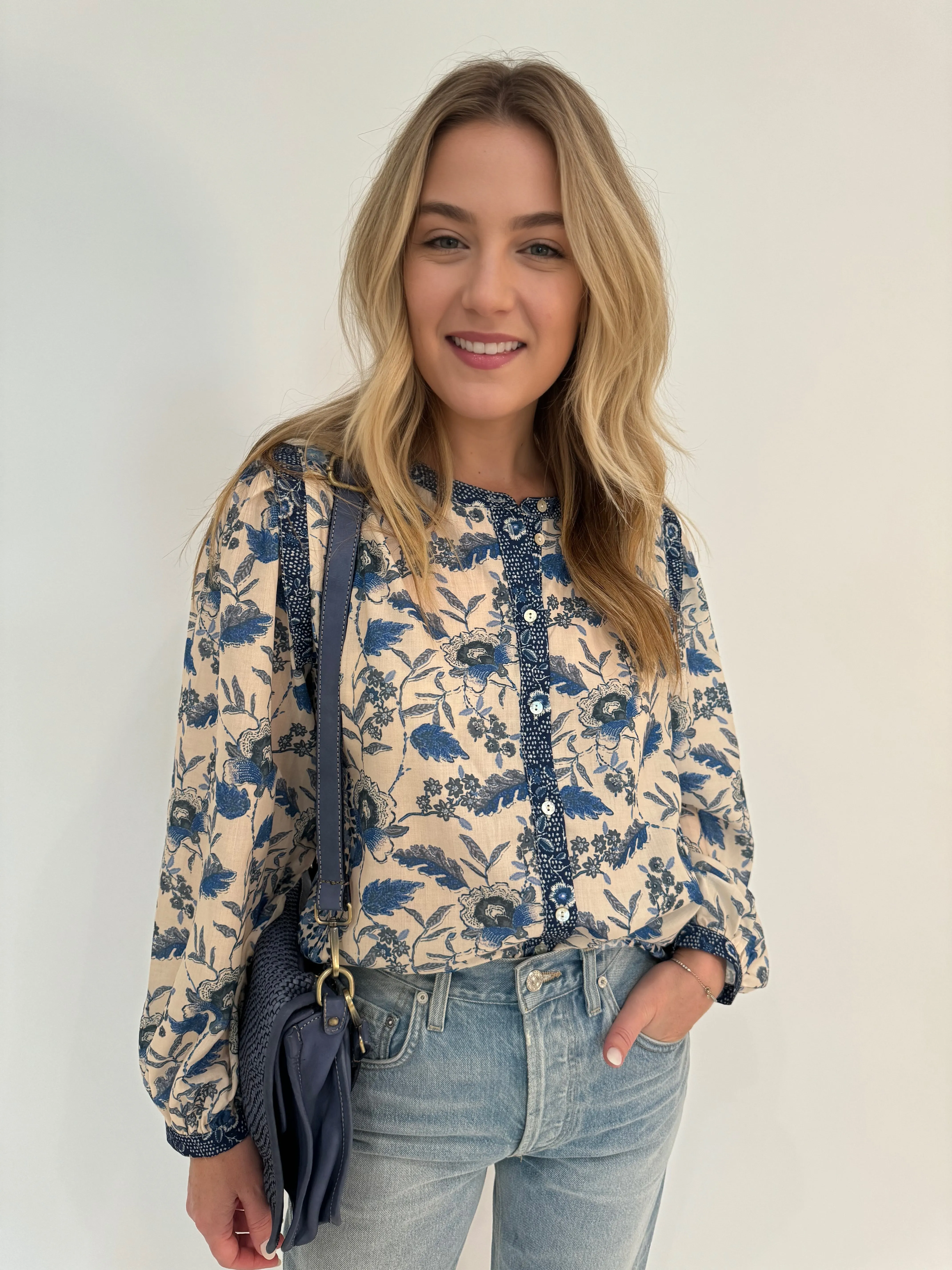 Lucy Floral Mix Print Blouse