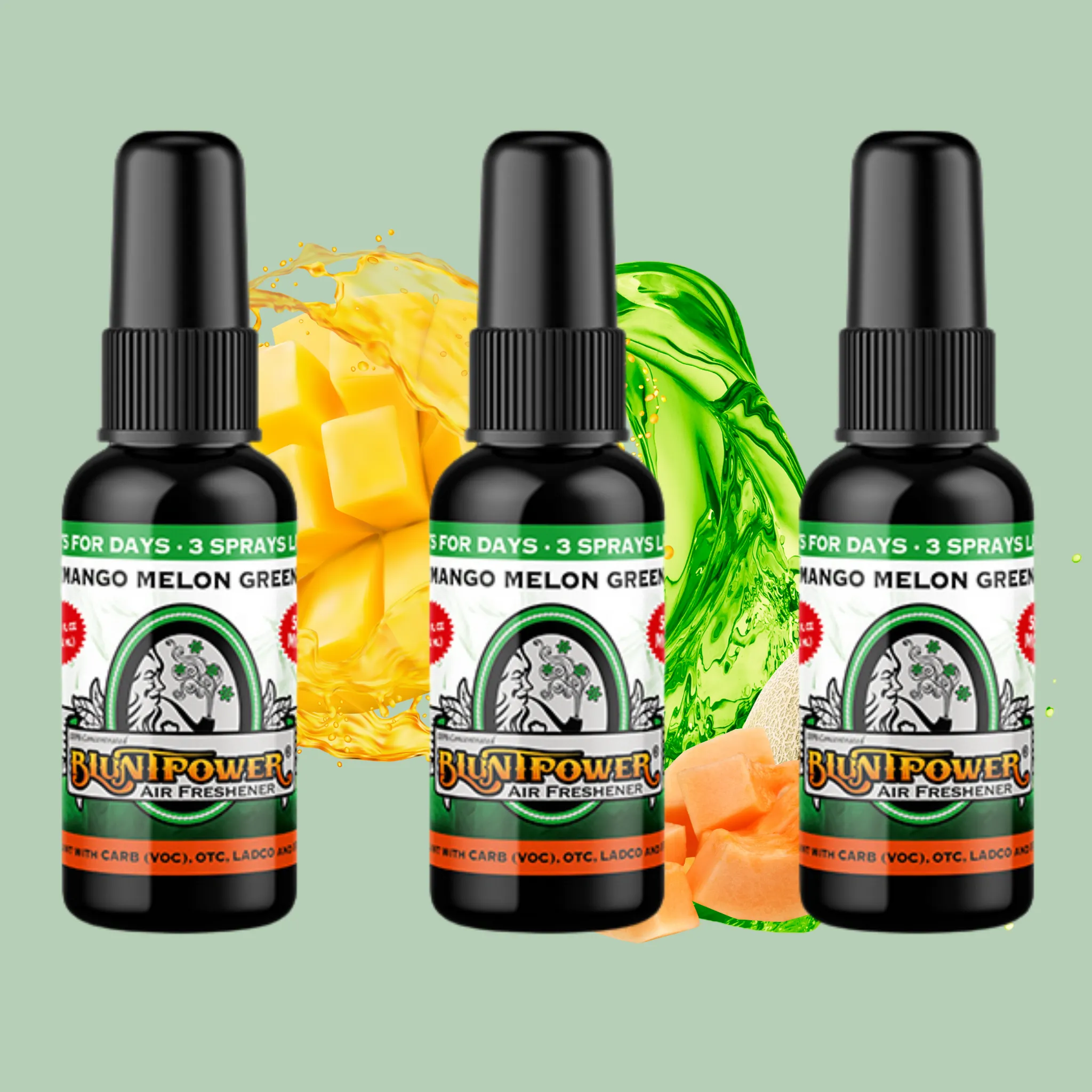Mango Melon Green Air Freshener Spray
