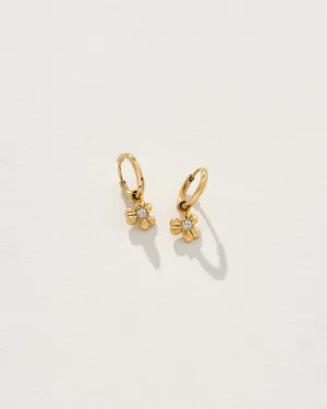 Margie Earrings in Gold/Crystal