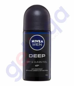 NIVEA MEN DEEP DRY & CLEAN FEEL DEO 50ML