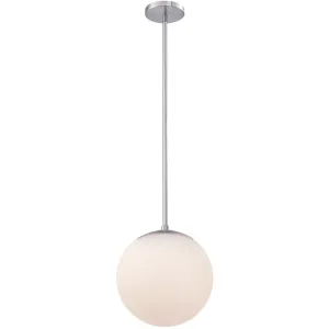 Niveous 10 In LED Pendant Light Nickel Finish