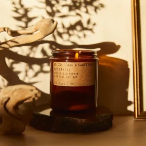 P. F. Candle Co. 7.2 Oz Standard Soy Candle - Cedar & Sagebrush