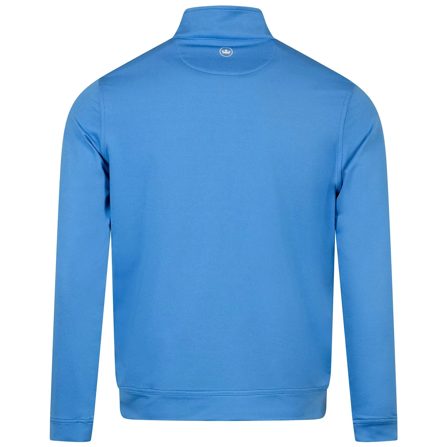 Perth Melange Performance Quarter Zip Mako Blue - AW24