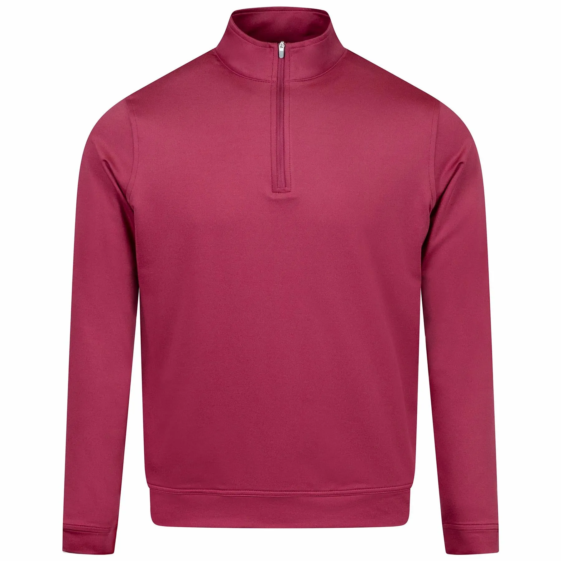 Perth Melange Performance Quarter Zip Pomegranate - AW24