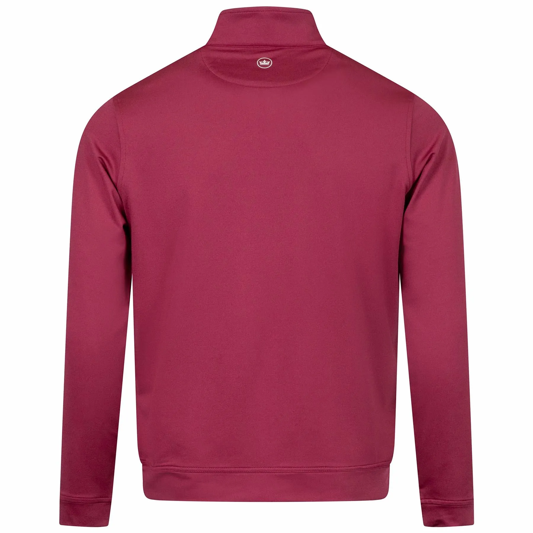 Perth Melange Performance Quarter Zip Pomegranate - AW24
