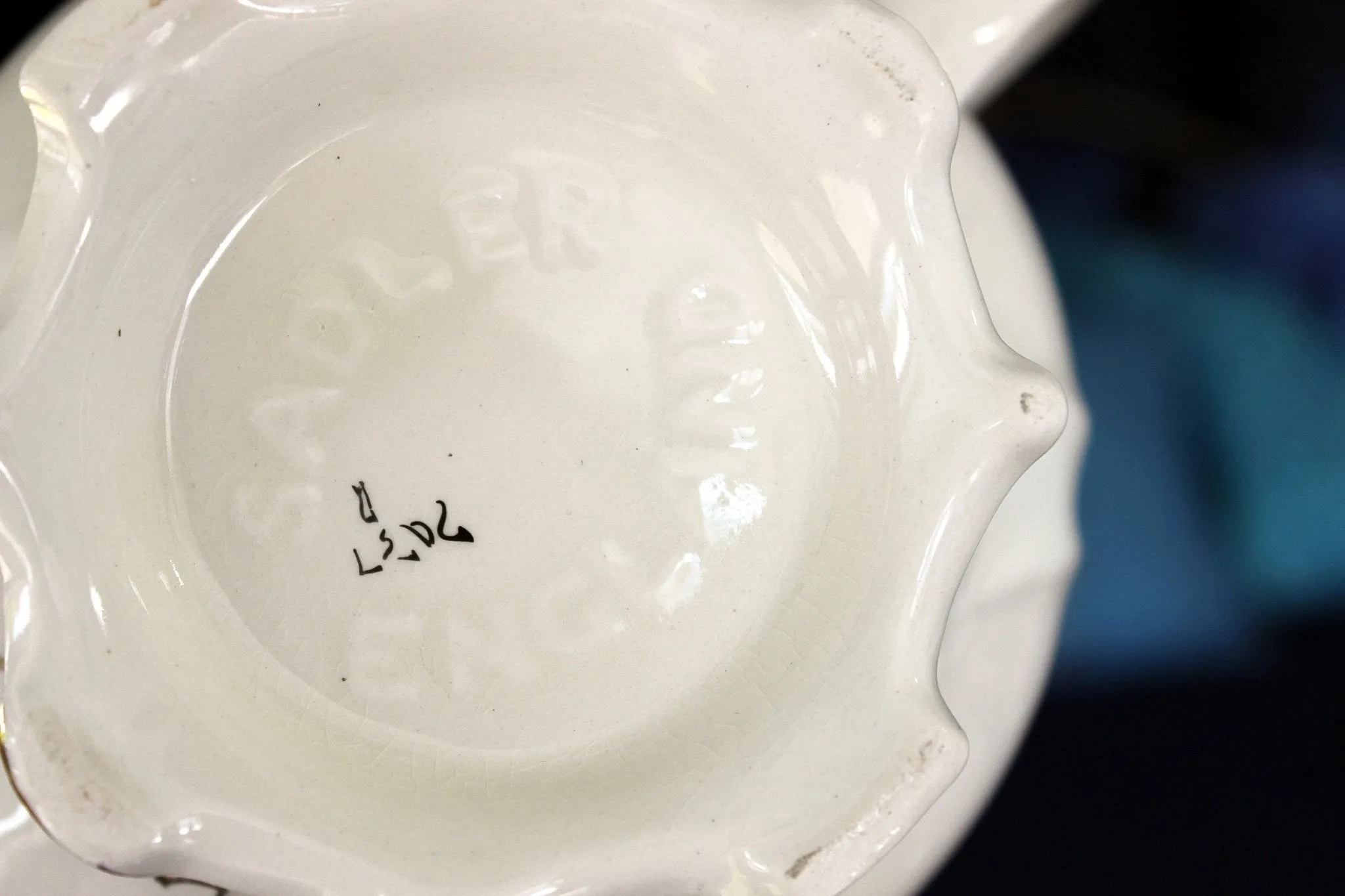 Sadler Vintage Teapot, 4 Cup, Sugar & Creamer, Elegant Porcelain Teaset 16223