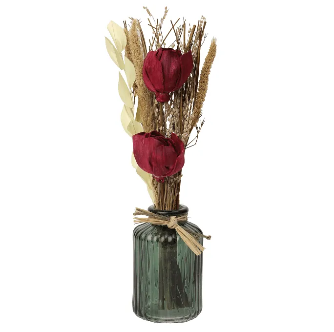 Sherrie  Floral Crimson Red Aromatic Diffuser - Rose Scent