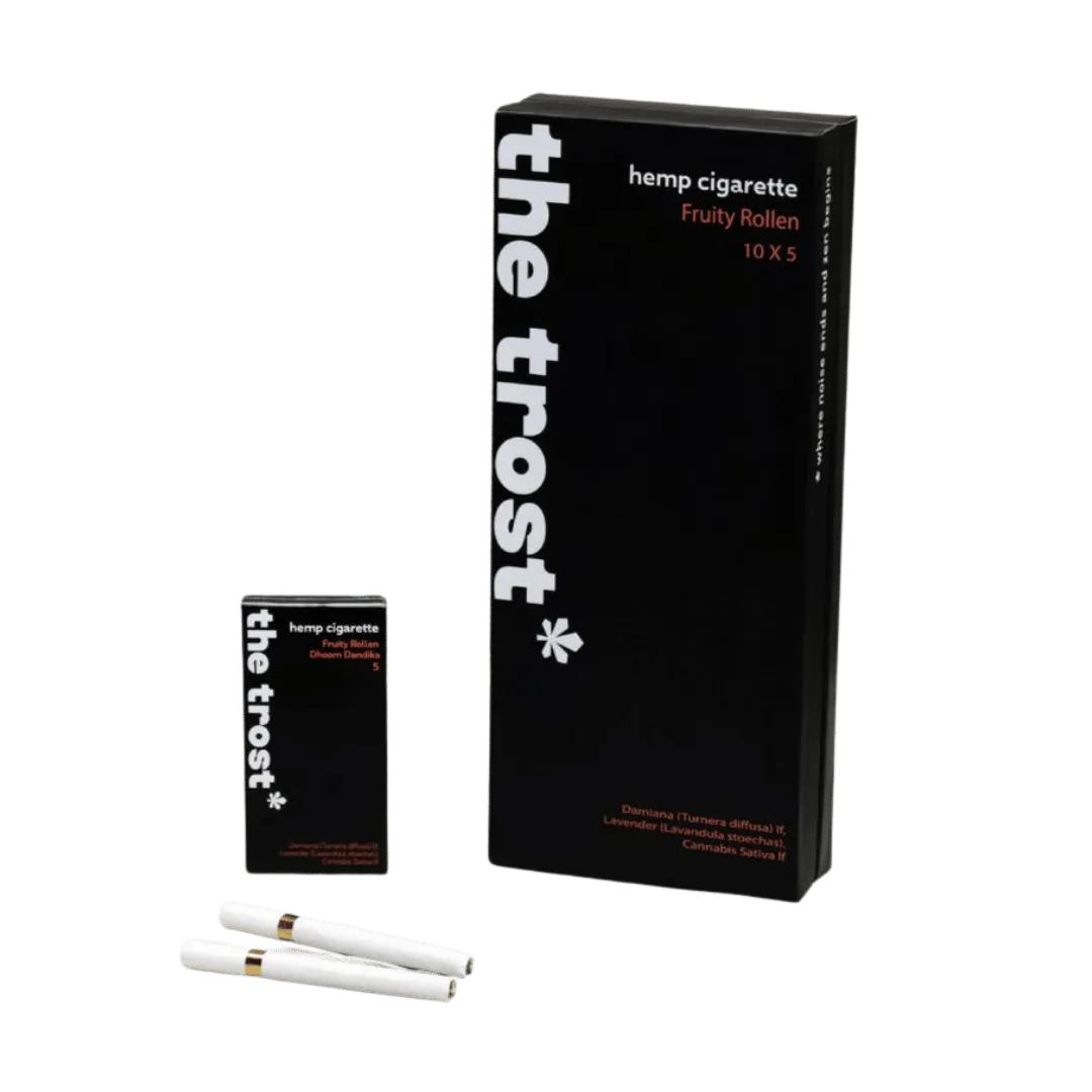 The Trost- Hemp Herbal Cigarette - Fruity Rollen (10x5 pack)