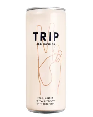 TRIP Drink  15mg Peach Ginger CBD Drink