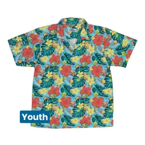 Tropical Fruit Dice Dnd Youth Hawaiian Shirt