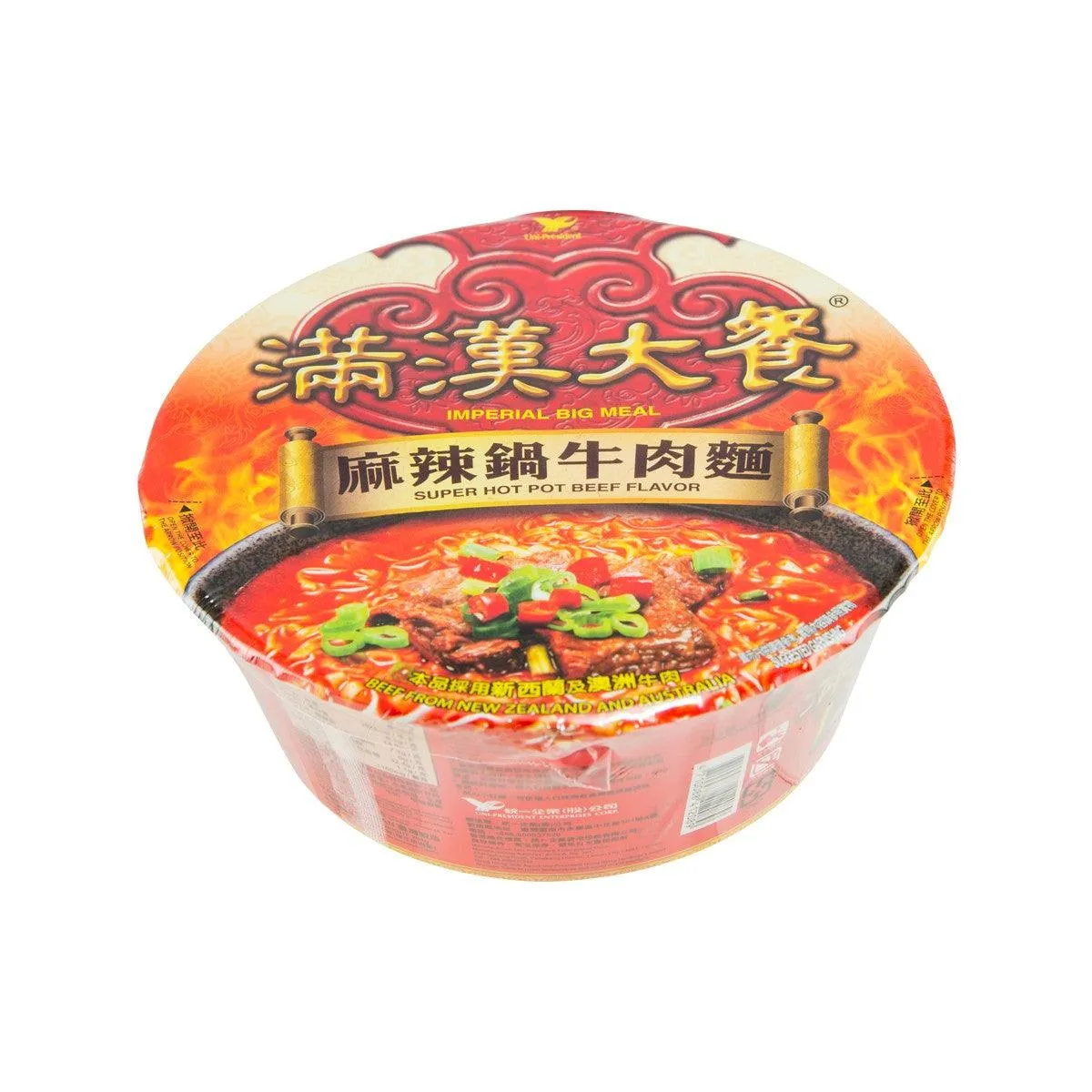 UNI PRESIDENT Imperial Big Meal Super Hot Pot Beef Flavor  (204g)