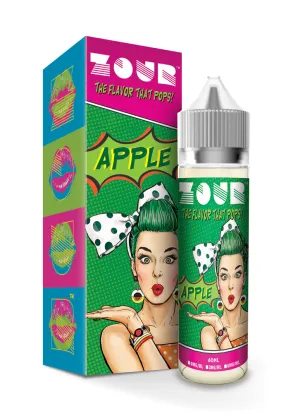 Zour Apple  Max VG E-Liquid 50ml Short fill