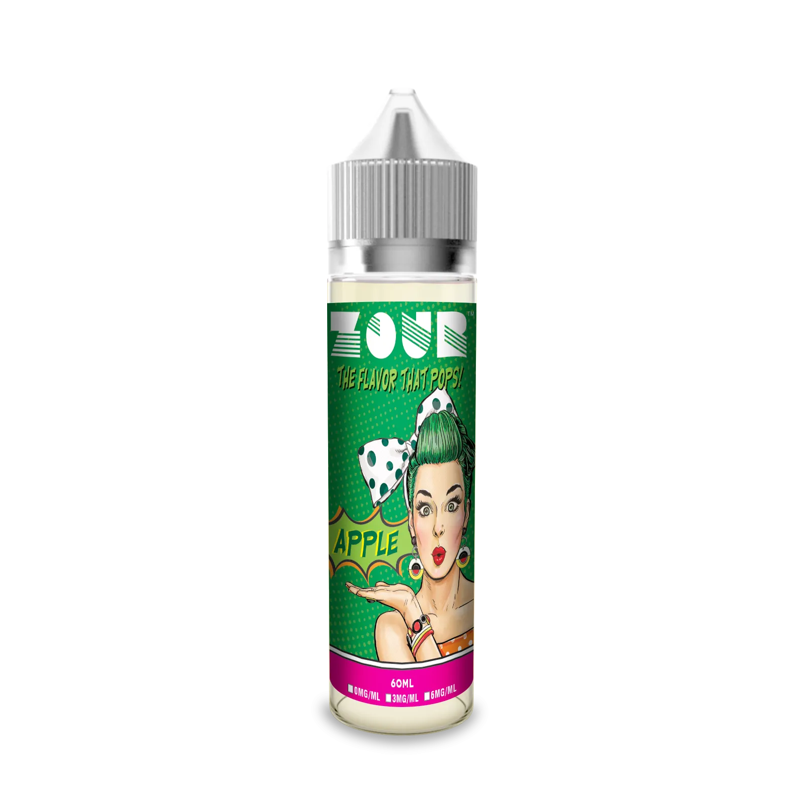 Zour Apple  Max VG E-Liquid 50ml Short fill